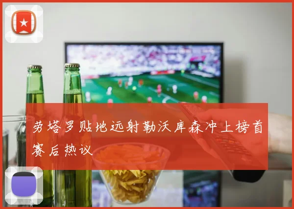 劳塔罗贴地远射勒沃库森冲上榜首赛后热议